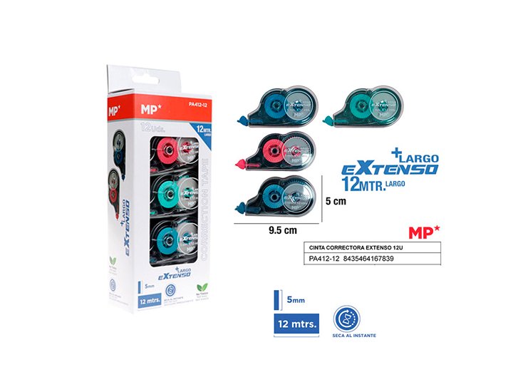 CORRECTOR CINTA 5MM X12Metros