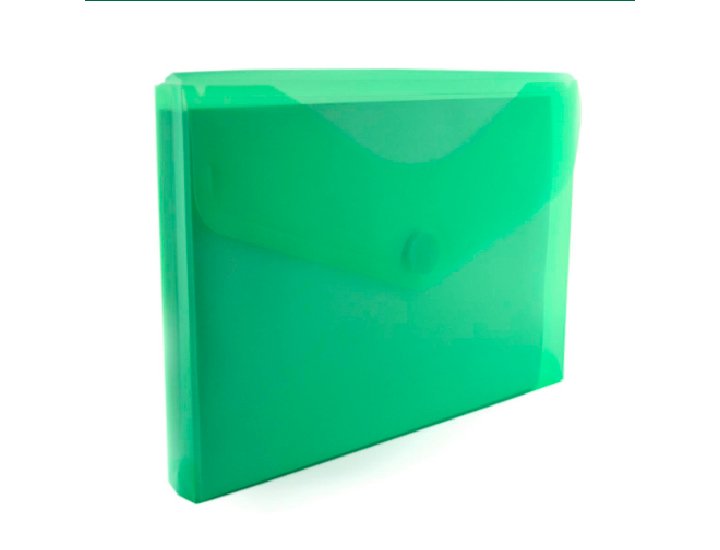 CARPETA FUELLE CLASSIC V-LOCK DINA4+ OFFICE BOX VERDE