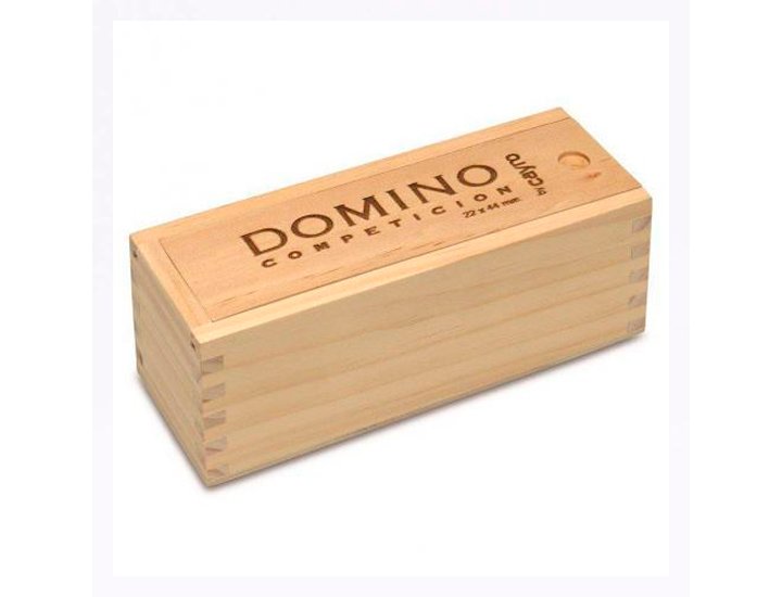 JUEGO DE MESA DOMINO COMPETICION CAJA MADERA