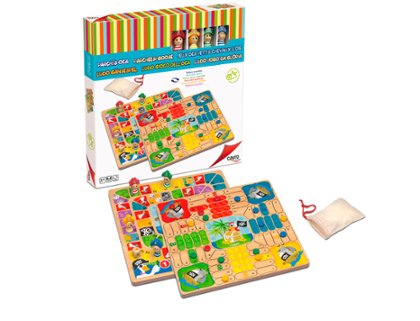 JUEGO DE MESA PARCHIS + OCA REVERSIBLE PIRATAS