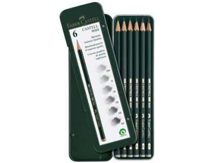 LAPIZ FABER CASTELL 9000 CAJA 06 LAPICES