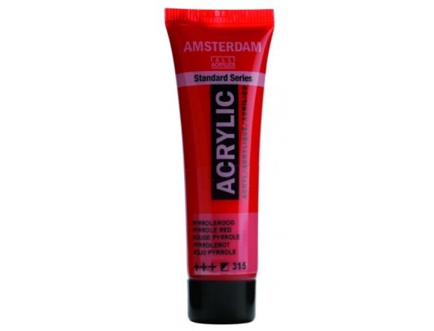 ACRILICO AMSTERDAM 020cc ROJO PYRROLE