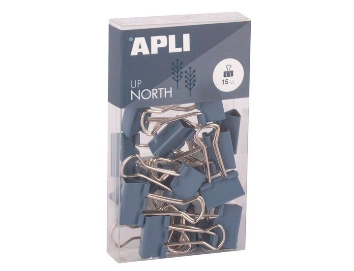 PINZA PALA ABATIBLE 14 Uds 19MM UP NORTH COLLECTION AZUL OSCURO