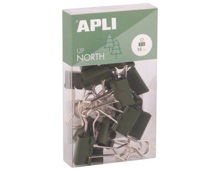 PINZA PALA ABATIBLE 14 Uds 19MM UP NORTH COLLECTION VERDE OSCURO