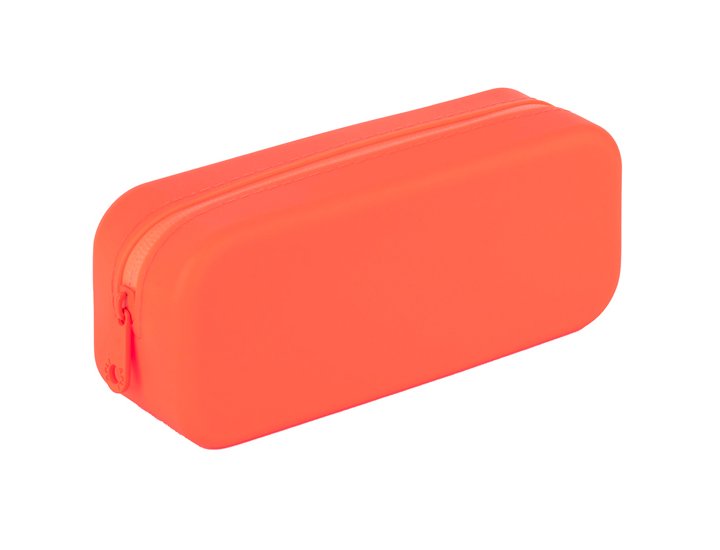 PORTATODO NEON SILICONA RECTANGULAR APLI NARANJA