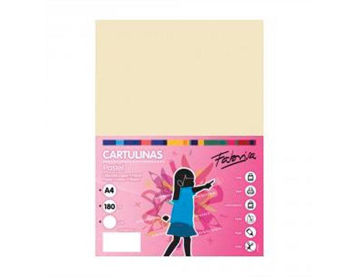 TAPA CARTULINA IRIS DINA4 180 Gramos PACK 50 5 Colores Pasteles