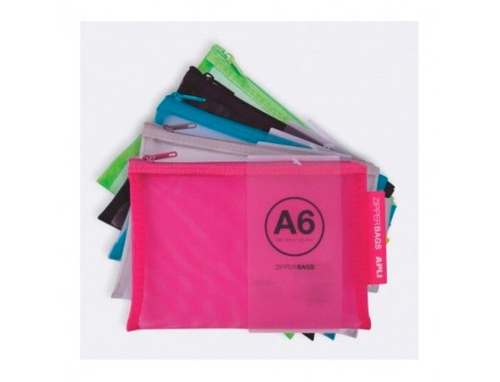 BOLSA MULTIUSO ZIPPER CREMALLERA APLI A6