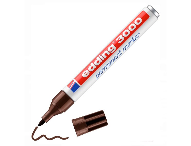 ROTULADOR EDDING N 3000 MARRON OSCURO