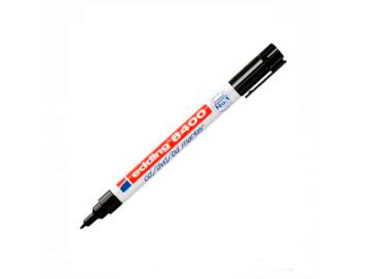ROTULADOR EDDING N 8400 CDS PERMANENTE NEGRO