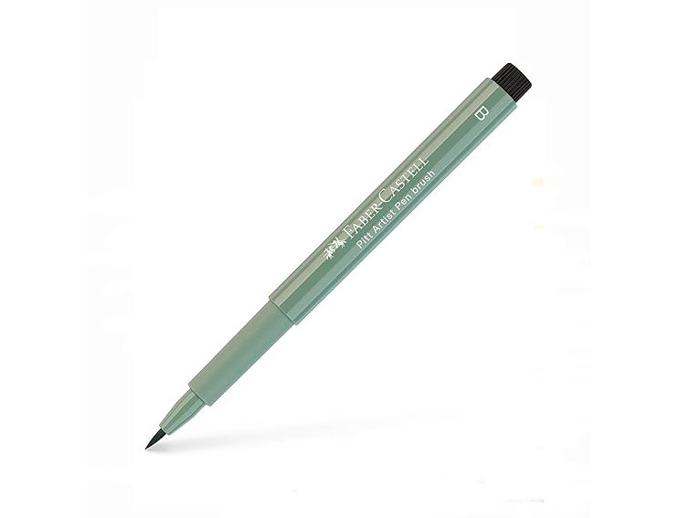 ROTULADOR FABER CASTELL PITT PINCEL VERDE TIERRA B