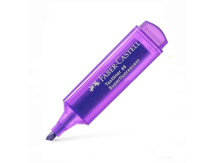 ROTULADOR FLUOR FABER CASTELL TEXTLINER 46 VIOLETA