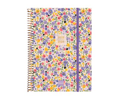 AGENDA 18 MESES ESPIRAL 155X212 MM Semana Vista FINOCAM GIRL