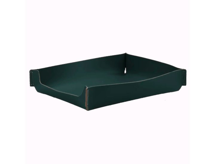 BANDEJA SOBREMESA CUERO RECICLADO 255X72X340 MM RUCA AMAZONIA GREEN VACAVALIENTE