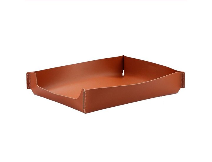 BANDEJA SOBREMESA CUERO RECICLADO 255X72X340 MM RUCA MATONE VACAVALIENTE