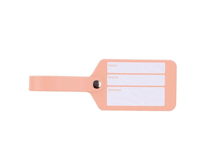 PORTADISTINTIVO COLGANTE PARA MALETA URBAN SIMPLE PINK SAND VACAVALIENTE