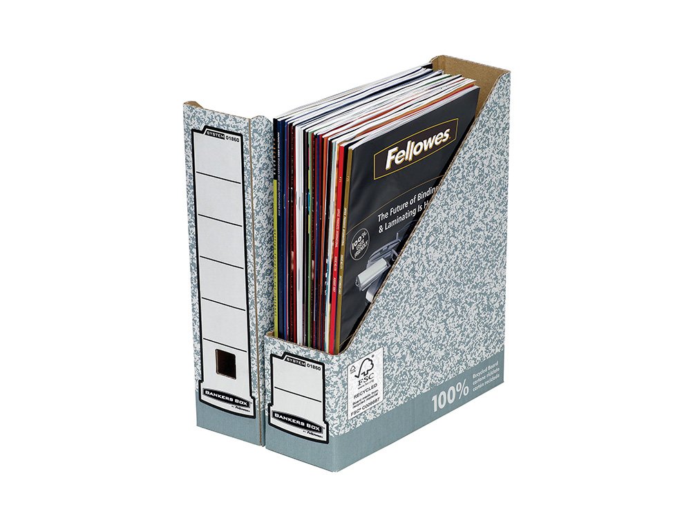 CAJETIN ARCHIVO BOXER R-KIVE CARTON GRIS/BLANCO