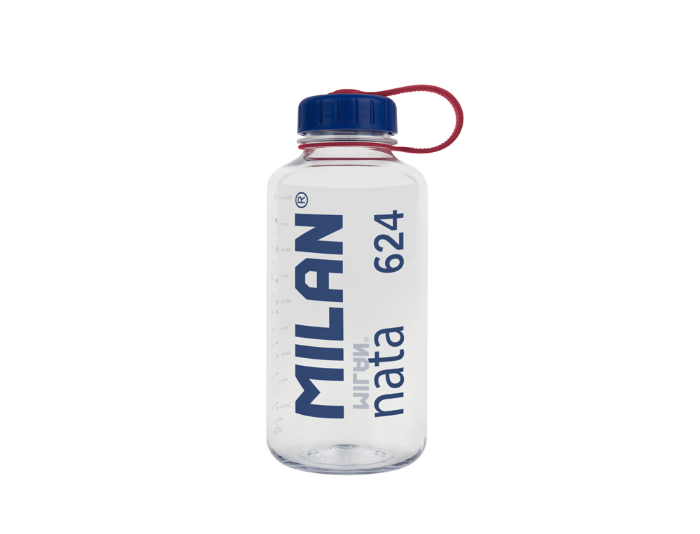BOTELLA DE TRITN 1L MILAN NATA 624 TRANSPARENTE