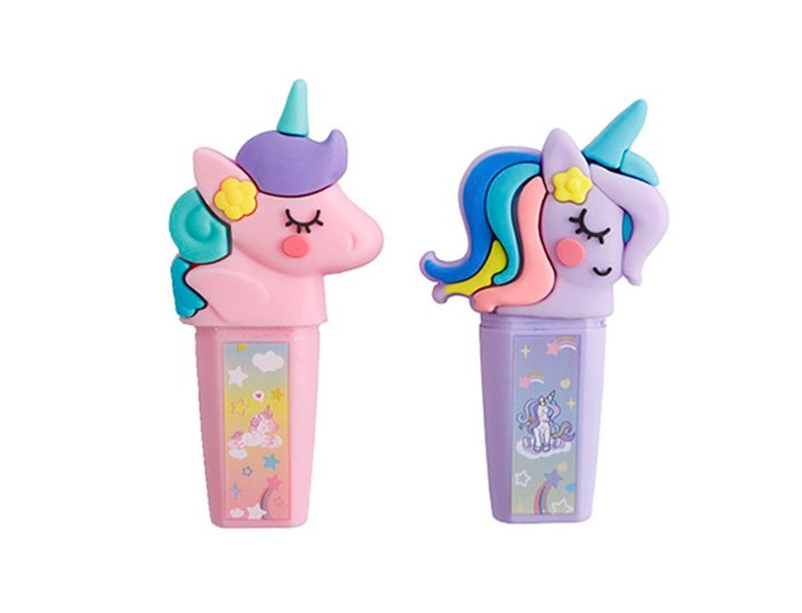 MARCADOR FLUOR MINI UNICORNIO SURTIDO