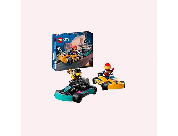 JUGUETE LEGO KARTS Y PILOTOS DE CARRERA