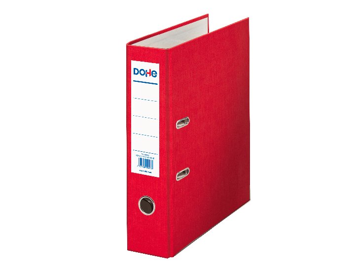 ARCHIVADOR GOVEZRADO TELA FOLIO 70MM ROJO