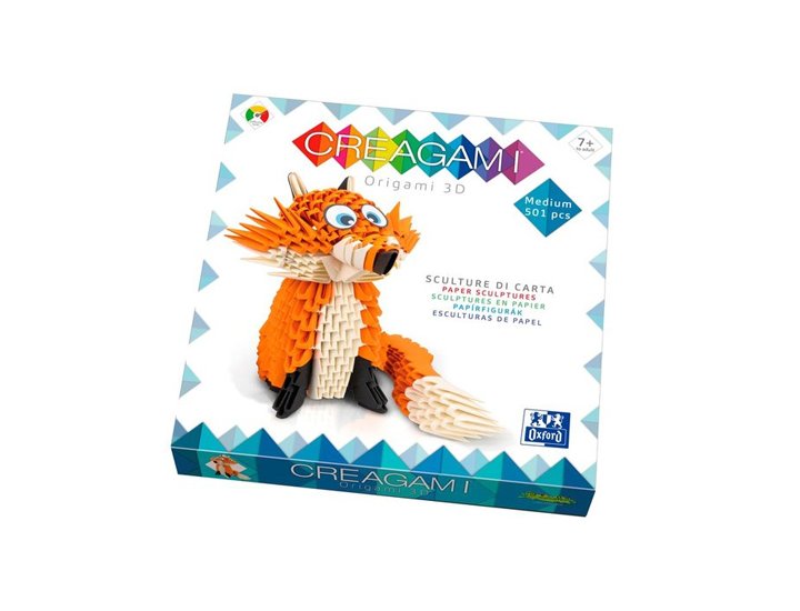 CAJA SURTIDO 3D ORIGAMI OXFORD  and  CREAGAMI ZORRO MEDIANO