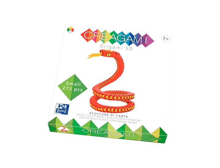 CAJA SURTIDO 3D ORIGAMI OXFORD  and  CREAGAMI SERPIENTE PEQUEO