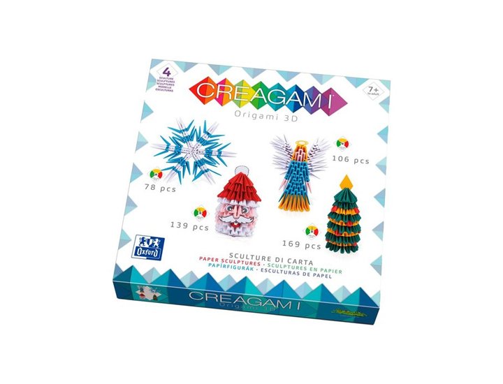 CAJA SURTIDO 3D ORIGAMI OXFORD  and  CREAGAMI NAVIDAD MEDIANO
