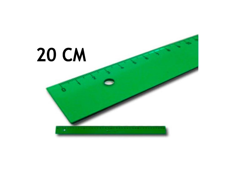 REGLA FABER CASTELL VERDE  20 CMS