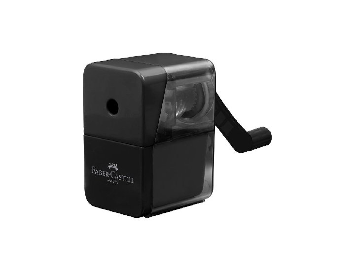 AFILALAPIZ SOBREMESA MANUAL MANIVELA FABER CASTELL NEGRA