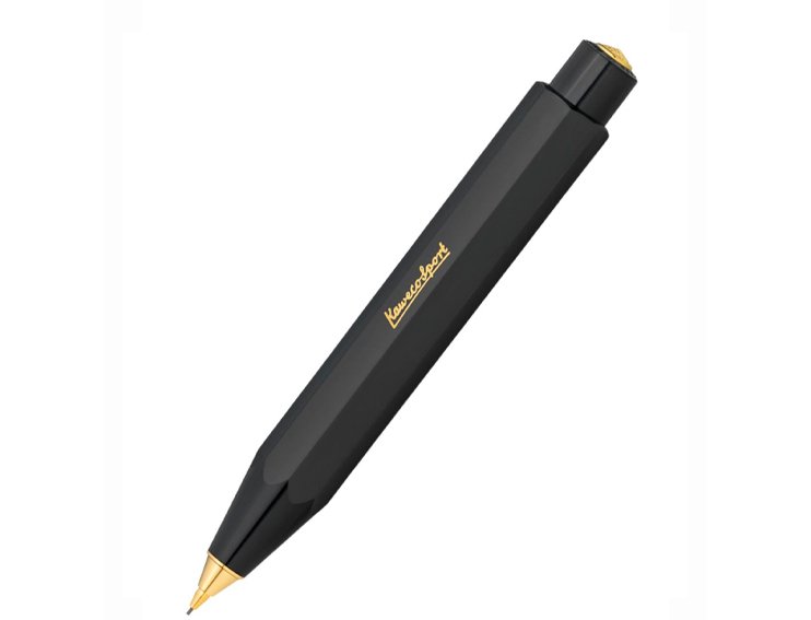 PORTAMINAS KAWECO SPORT CLASSIC 0.7MM NEGRO/DORADO