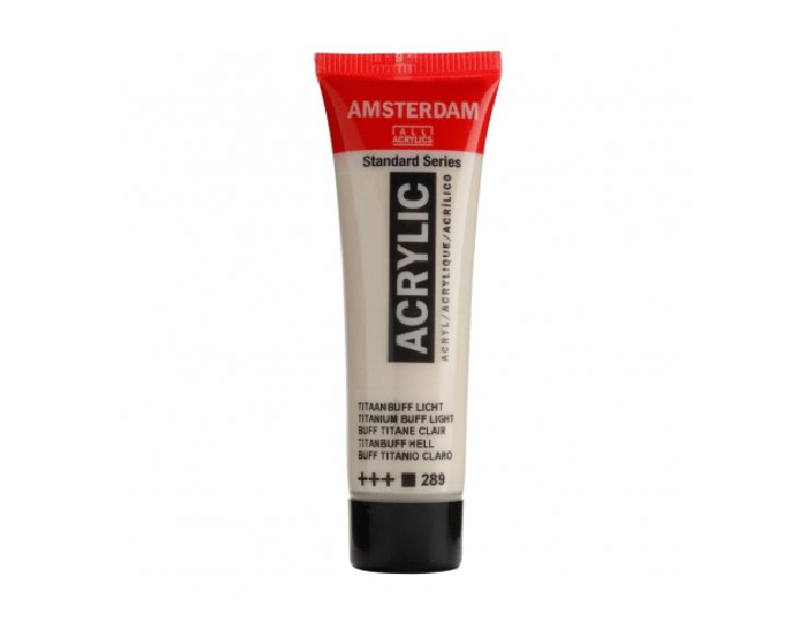 ACRILICO AMSTERDAM 020cc BUFF TITANIO CLARO