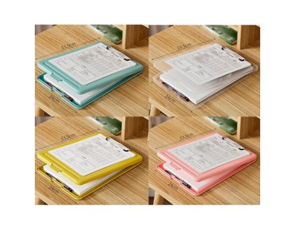 CARPETA PINZA DINA4 CON BASE ESCRITURA 4 COLORES SURTIDOS