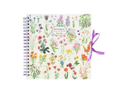 ALBUM FOTOS SCRAPBOOK ANILLAS WILD FLOWERS