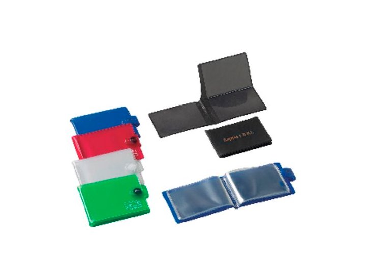 FUNDA PLASTICO D.N.I. 3 DEPARTAMENTOS COLORES