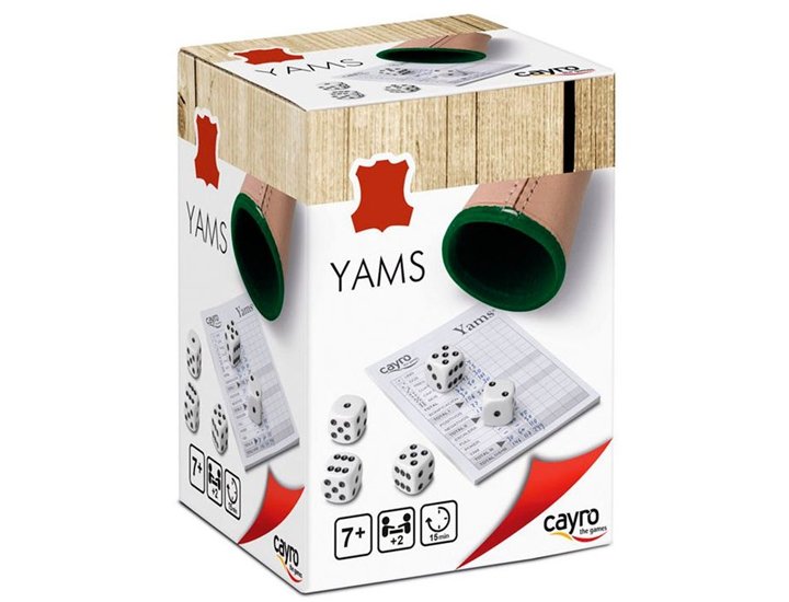 JUEGO DE MESA DADOS YAMS CUERO CAYRO