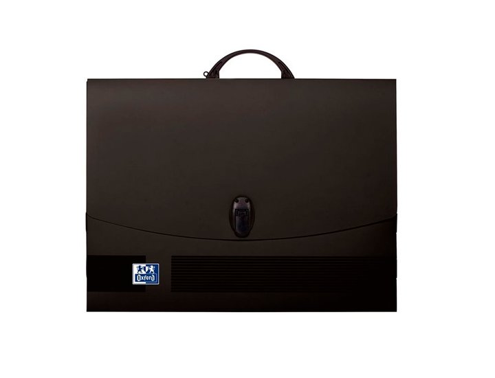 CARPETA DIBUJO PLASTICO DINA3 OXFORD CON ASA NEGRO
