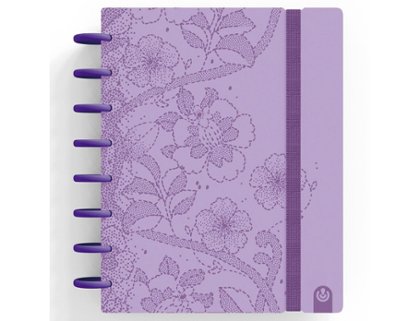 BLOC ESPIRAL CARCHIVO INGENIOX FOAM DINA5 80 HOJAS 100 GRAMOS CUADRICULA EDICION LIMITADA #4 MALVA