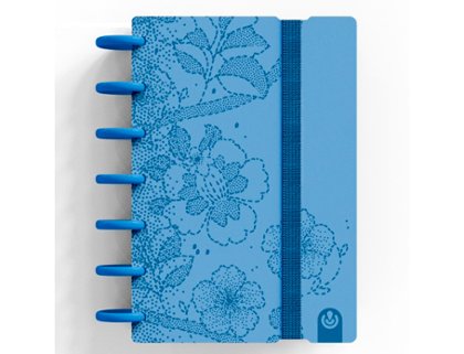 BLOC ESPIRAL CARCHIVO INGENIOX FOAM MINI 80 HOJAS 100 GRAMOS PUNTEADO EDICION LIMITADA #4 AZUL