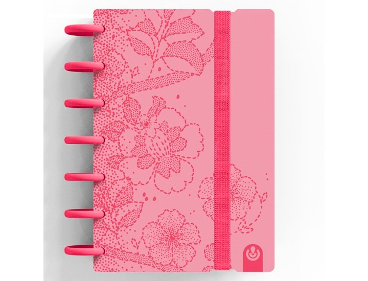 BLOC ESPIRAL CARCHIVO INGENIOX FOAM MINI 80 HOJAS 100 GRAMOS PUNTEADO EDICION LIMITADA #4 ROSA