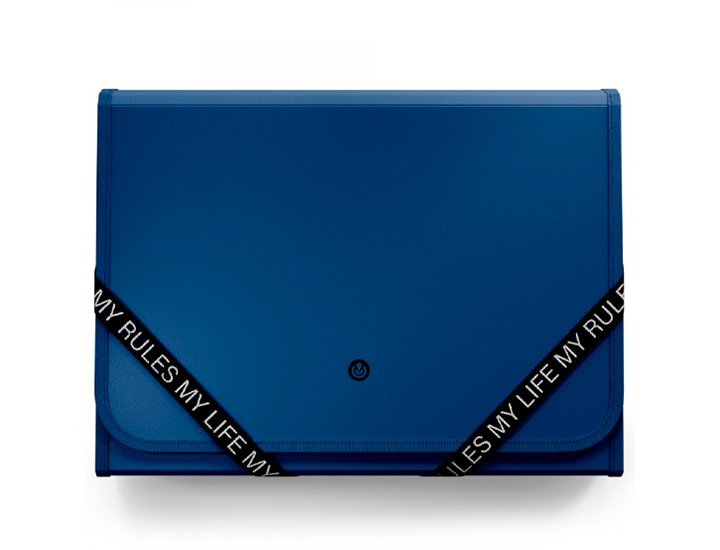 CARPETA CLASIFICADORA 13 SEPARADORES FOLIO POLIPROPILENO Carchivo MY RULES AZUL OSCURO