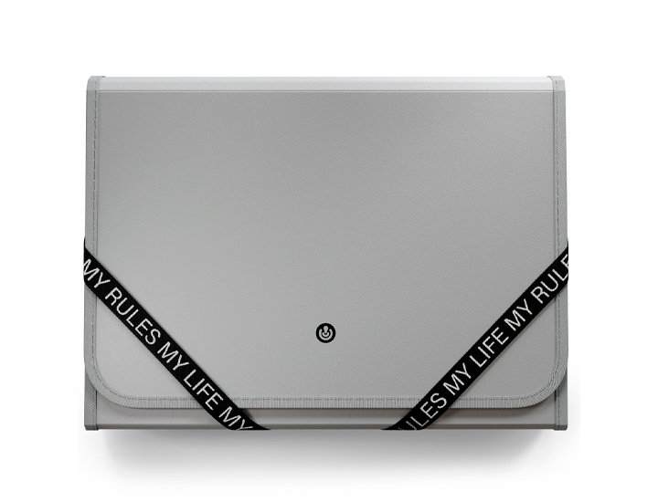 CARPETA CLASIFICADORA 13 SEPARADORES FOLIO POLIPROPILENO Carchivo MY RULES GRIS