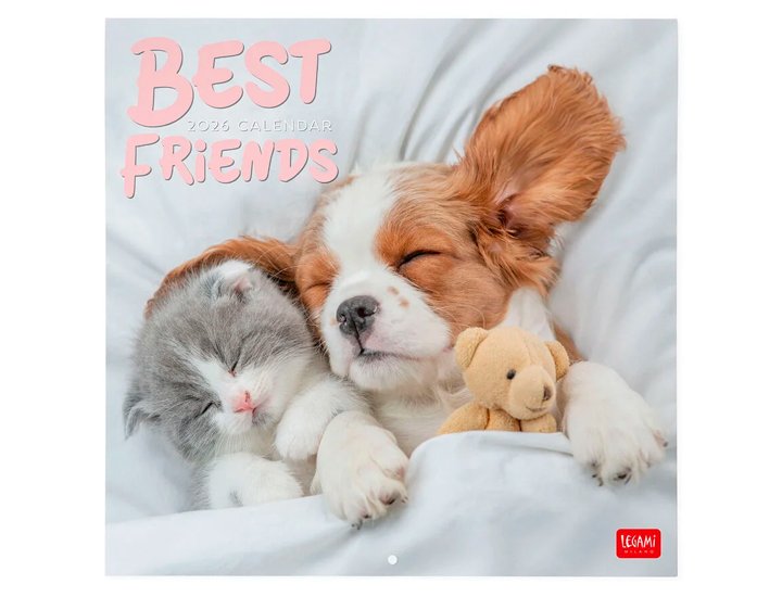 CALENDARIO ALMANAQUE 30X29 BEST FRIENDS ANIMALS