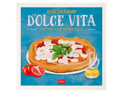 CALENDARIO ALMANAQUE 30X29 LA DOLCEVITA FOOD  and DRINK