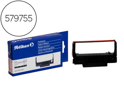 CINTA IMPRESORA COMPATIBLE GRUPO 655 ERC 30/34 Negro/Roja