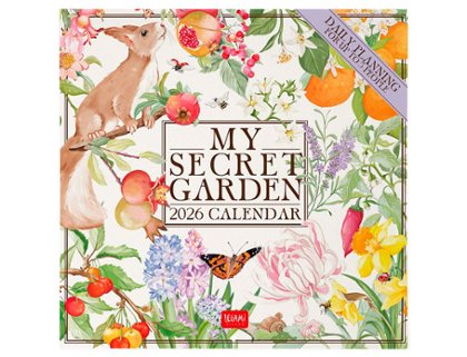 CALENDARIO ALMANAQUE 30X29 MY SECRET GARDEN