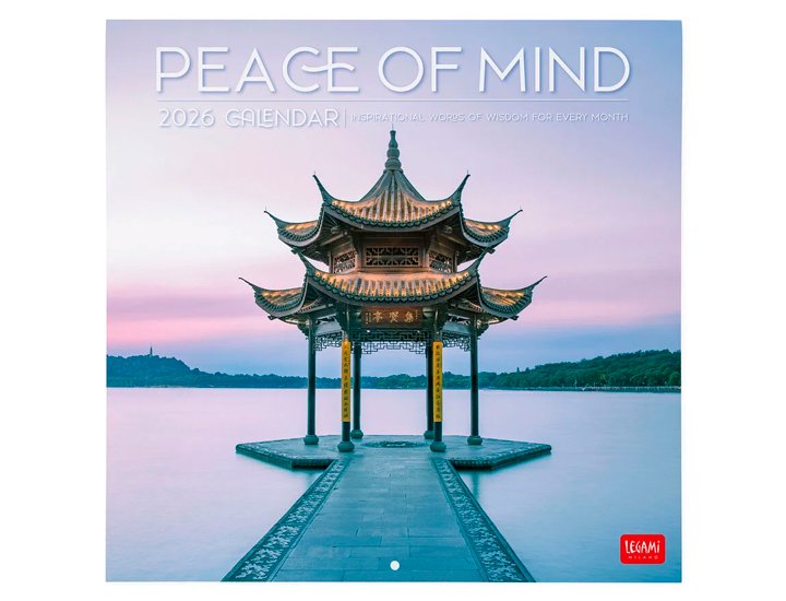 CALENDARIO ALMANAQUE 30X29 PEACE OF MIND APHORISMS