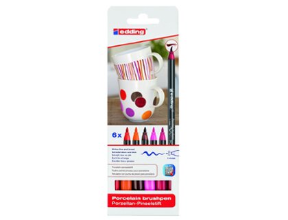 ROTULADOR EDDING N 4200 PACK 6 Unid CERAMICA Calidos