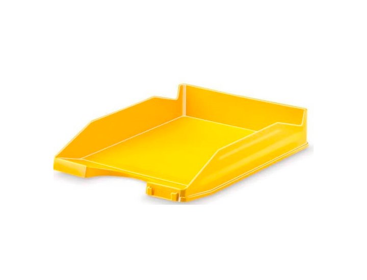 BANDEJA SOBREMESA PLASTICO OPACA AMARILLO Faibo