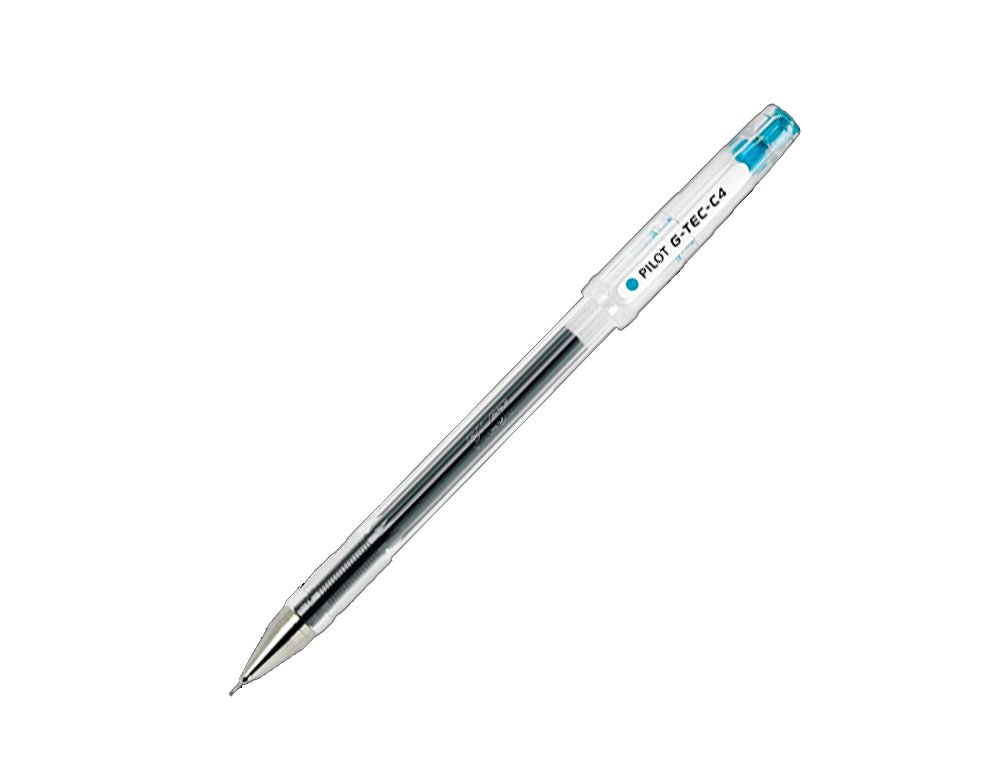 BOLIGRAFO PILOT G-TEC-C4 GEL CELESTE