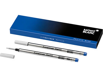 RECAMBIO ROTULADOR  MONTBLANC PACK 2 Uds. FINE LINER AZUL